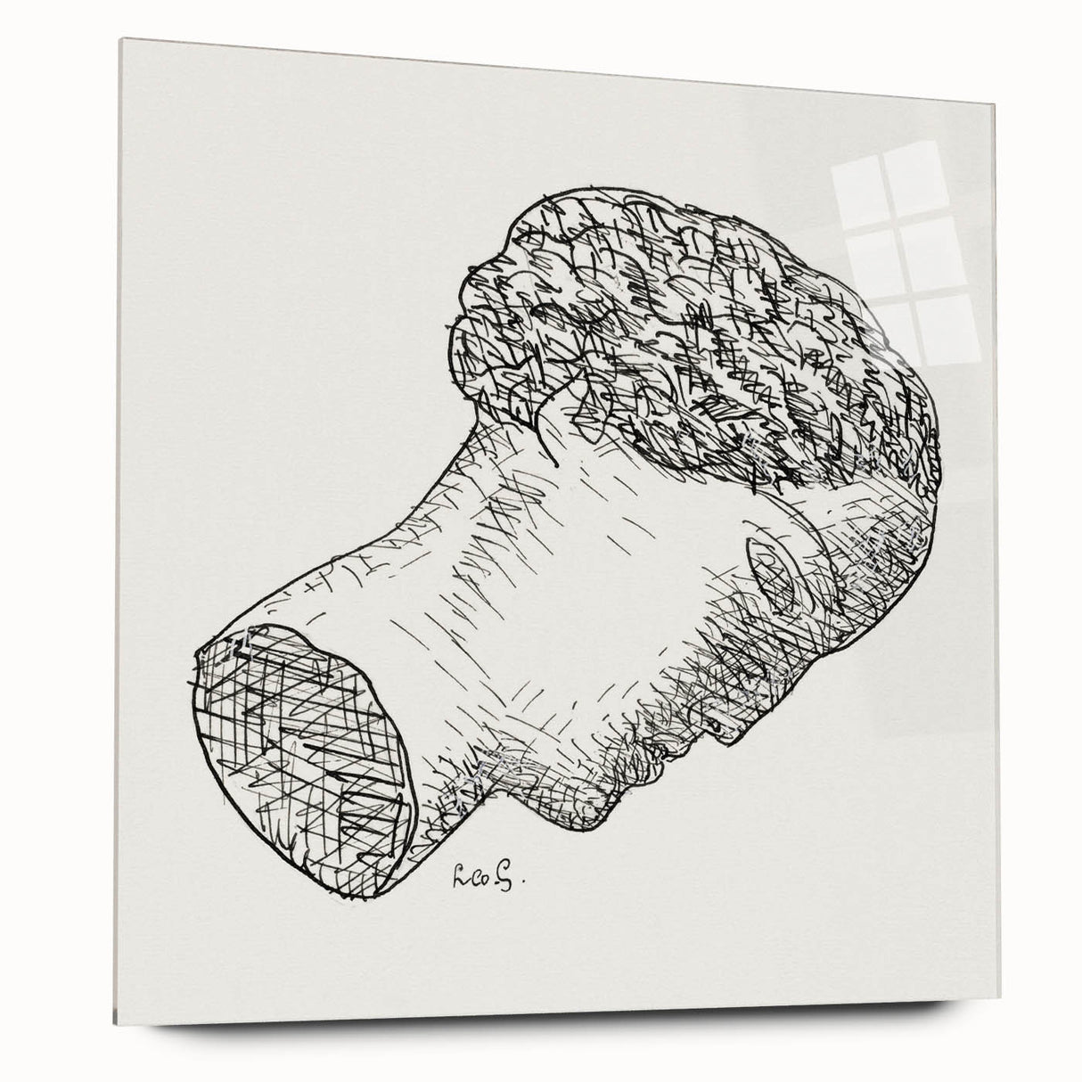 Expressionist Art - "Woman" by Leo Gestel - Abstract Minimalist Style