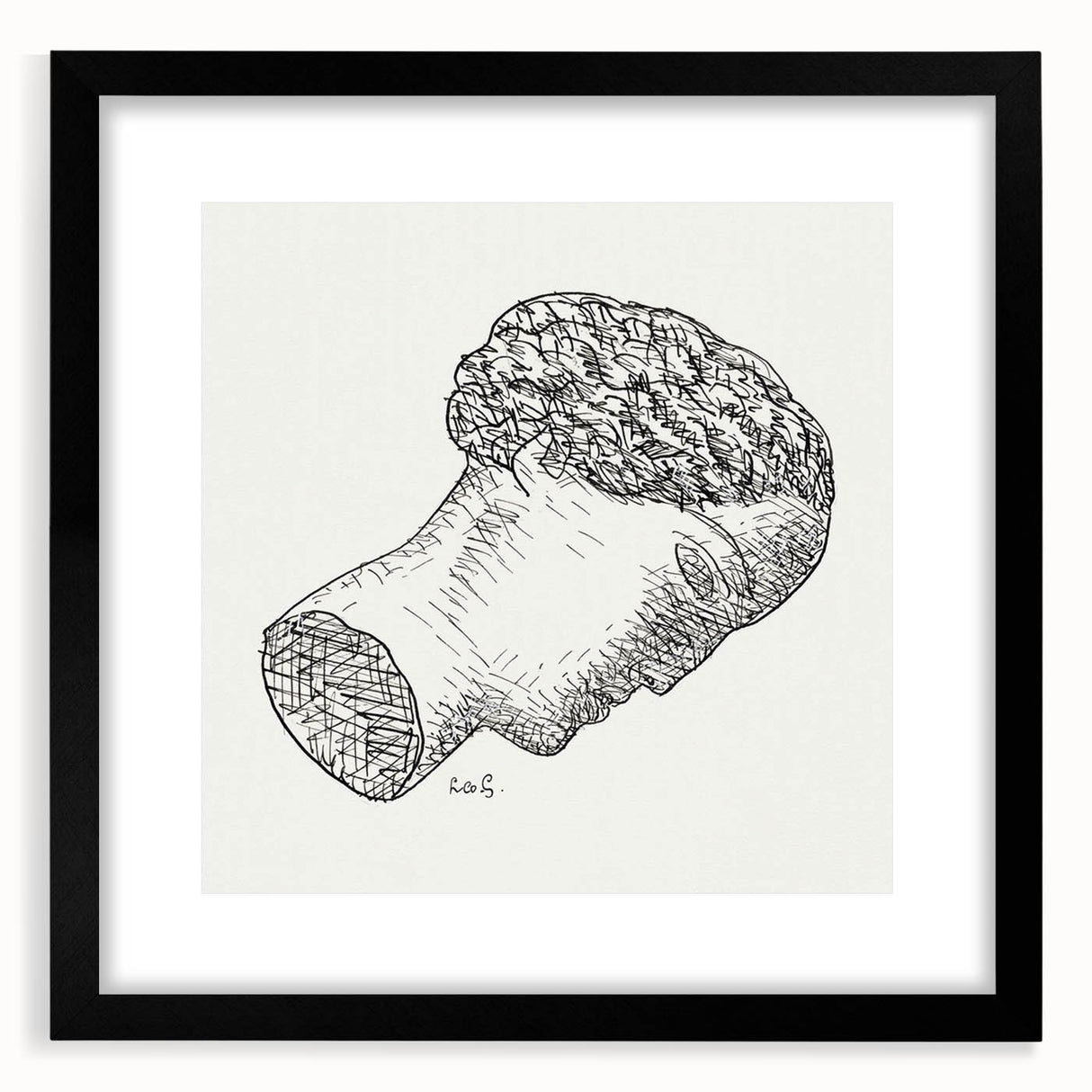 Expressionist Art - "Woman" by Leo Gestel - Abstract Minimalist Style