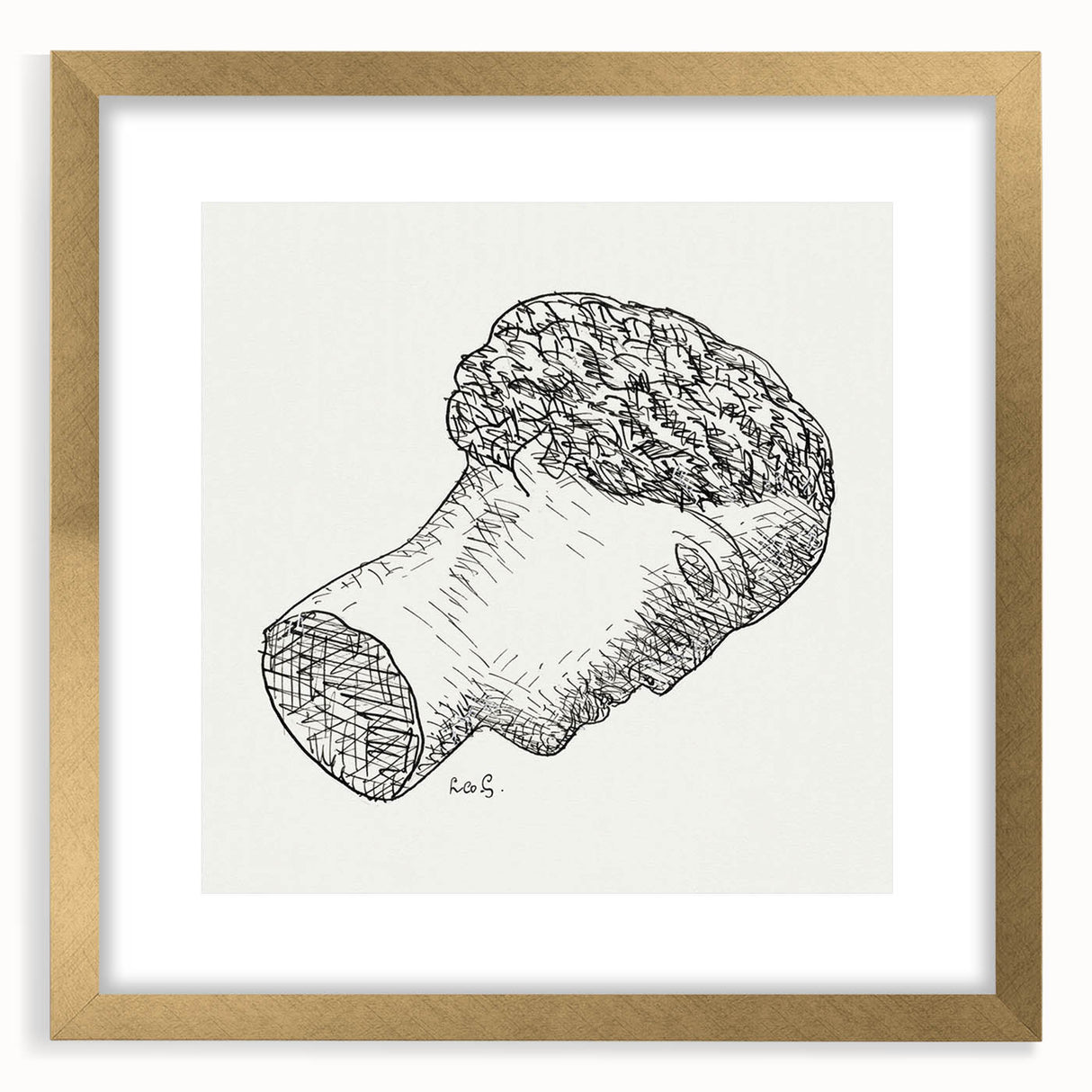 Expressionist Art - "Woman" by Leo Gestel - Abstract Minimalist Style