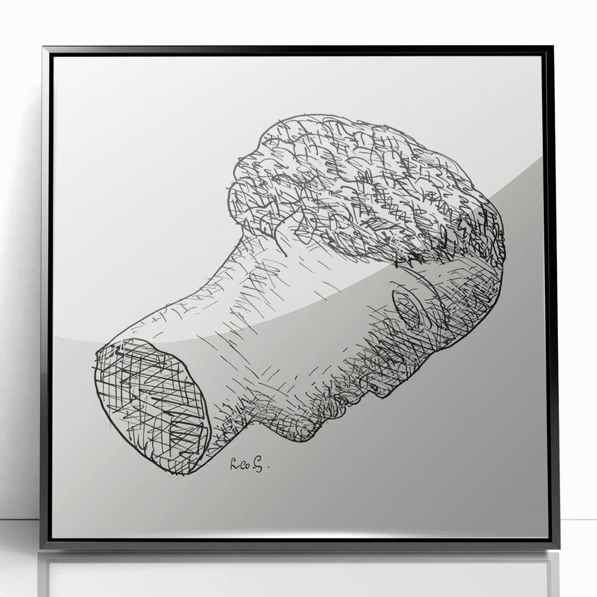 Expressionist Art - "Woman" by Leo Gestel - Abstract Minimalist Style