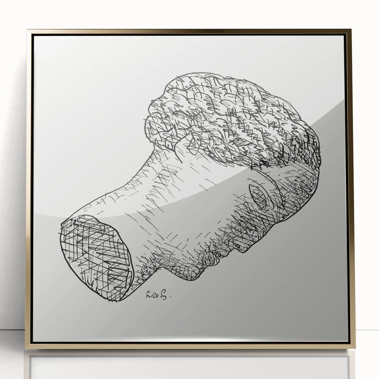 Expressionist Art - "Woman" by Leo Gestel - Abstract Minimalist Style