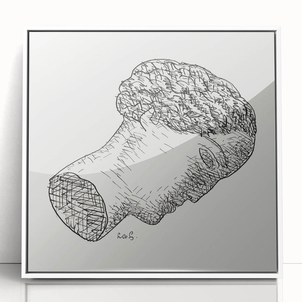 Expressionist Art - "Woman" by Leo Gestel - Abstract Minimalist Style