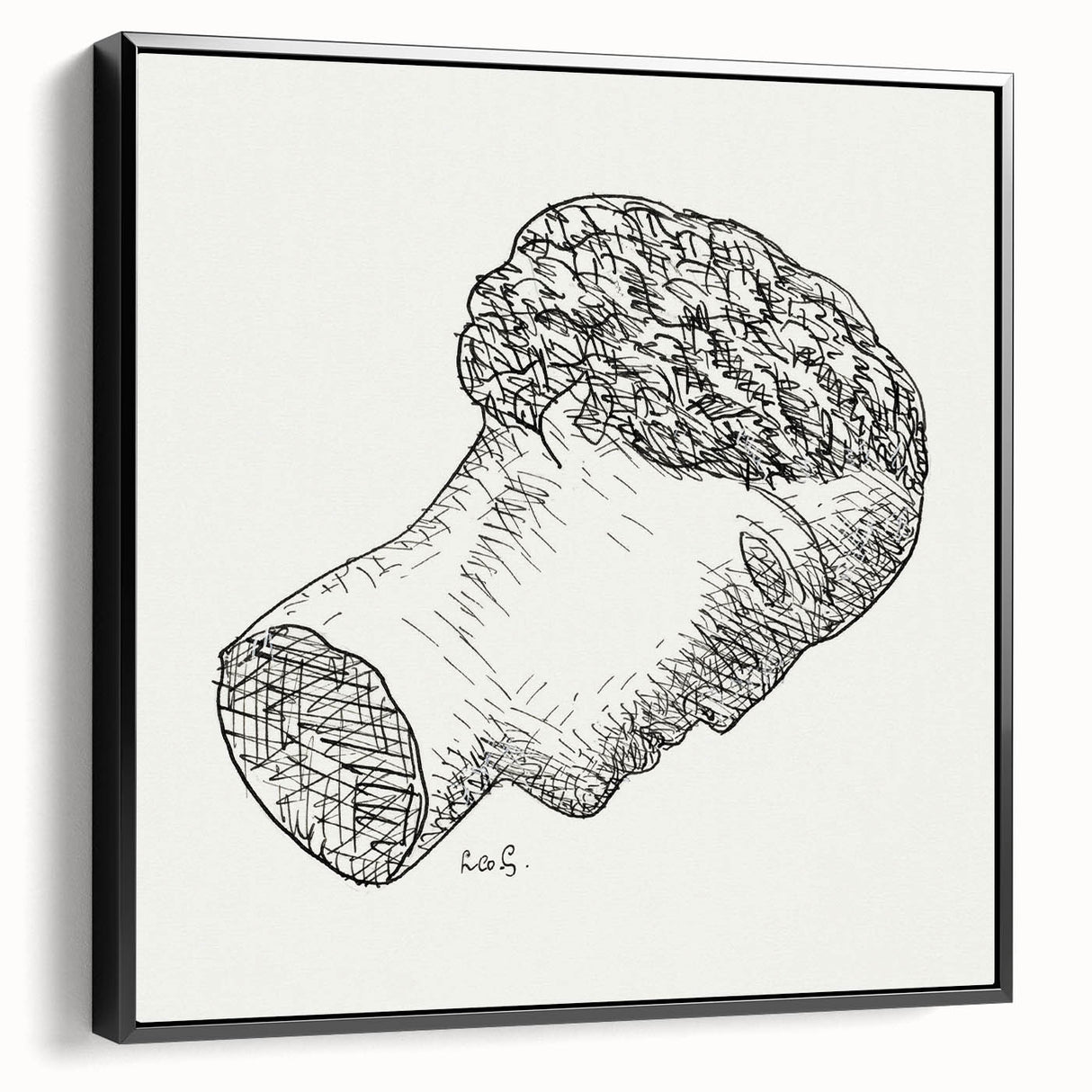 Expressionist Art - "Woman" by Leo Gestel - Abstract Minimalist Style