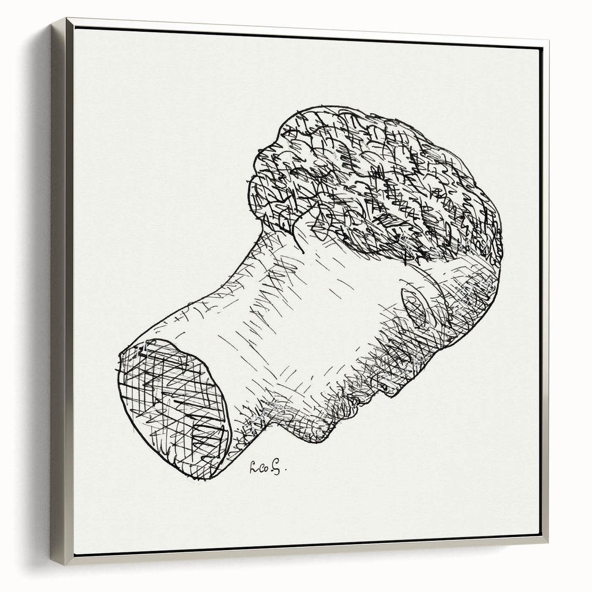 Expressionist Art - "Woman" by Leo Gestel - Abstract Minimalist Style