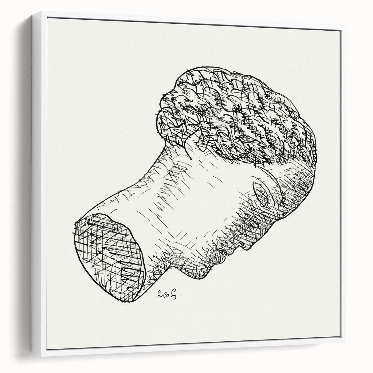 Expressionist Art - "Woman" by Leo Gestel - Abstract Minimalist Style