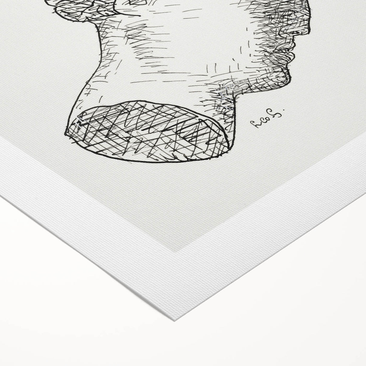 Expressionist Art - "Woman" by Leo Gestel - Abstract Minimalist Style