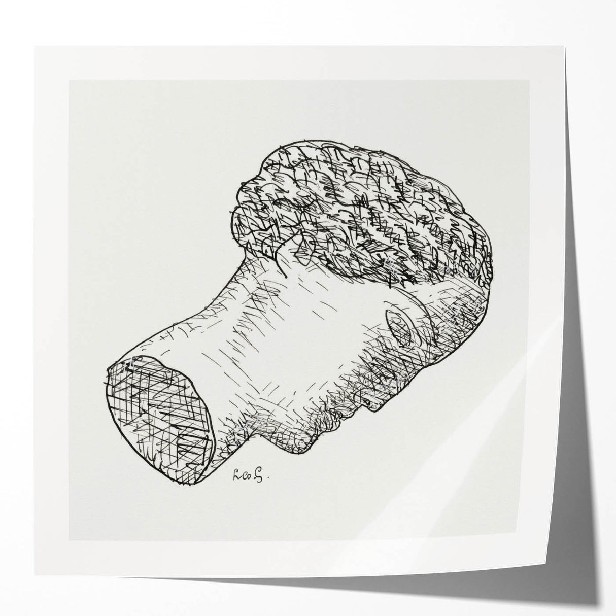 Expressionist Art - "Woman" by Leo Gestel - Abstract Minimalist Style