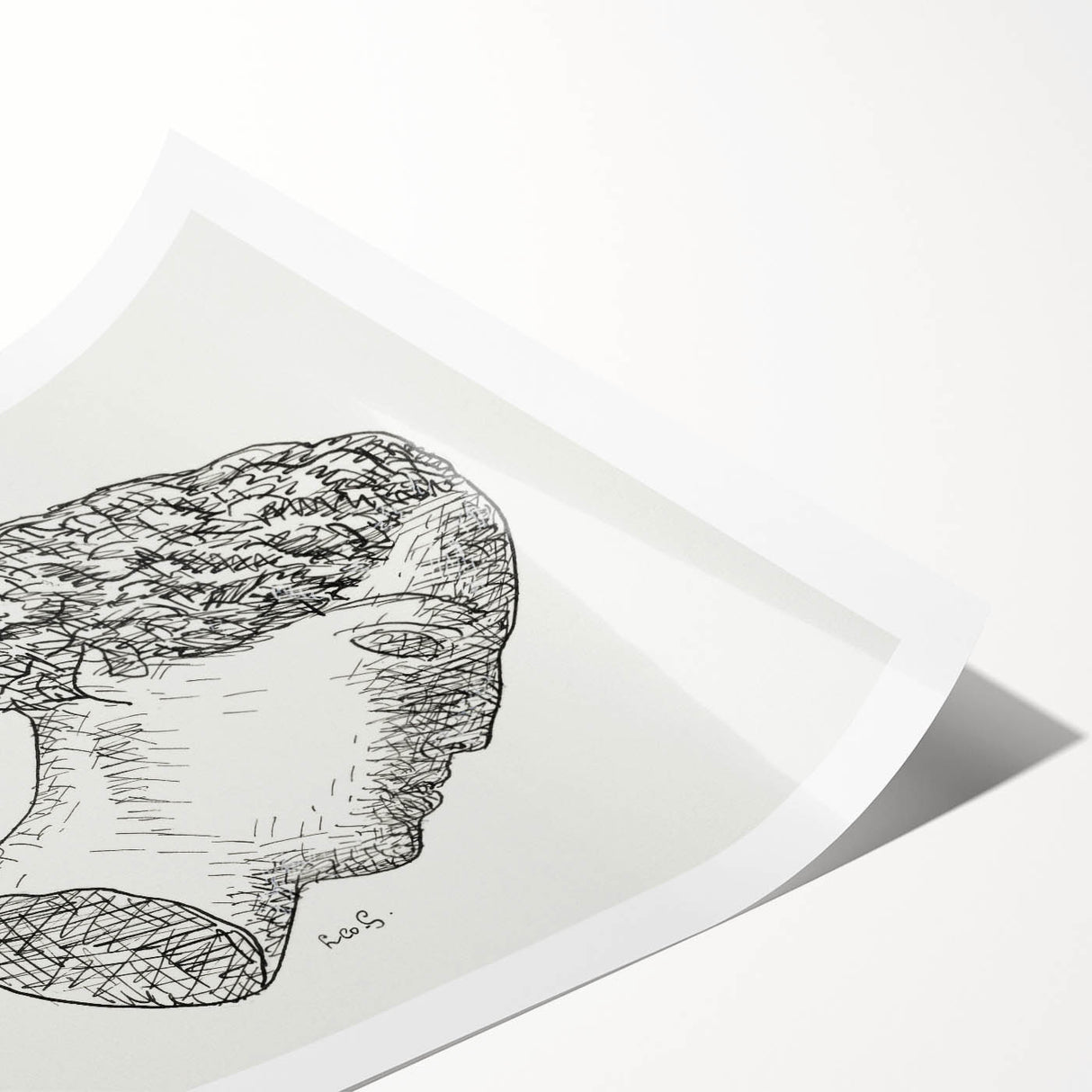 Expressionist Art - "Woman" by Leo Gestel - Abstract Minimalist Style