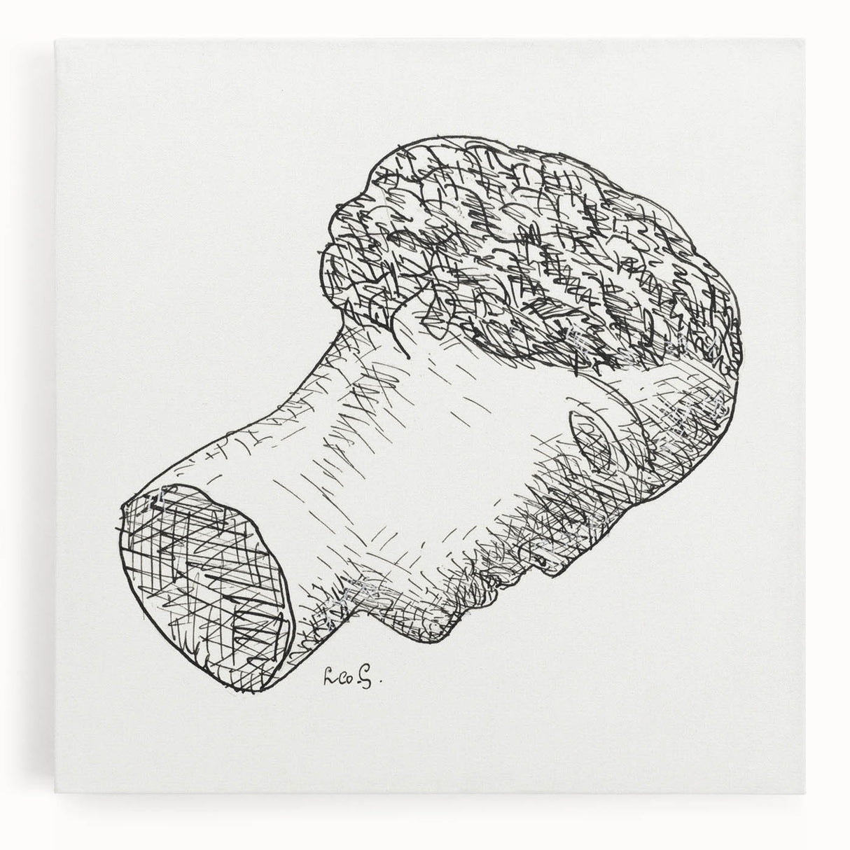 Expressionist Art - "Woman" by Leo Gestel - Abstract Minimalist Style