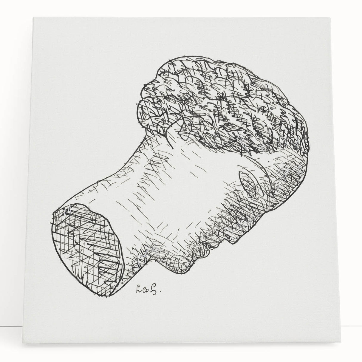 Expressionist Art - "Woman" by Leo Gestel - Abstract Minimalist Style