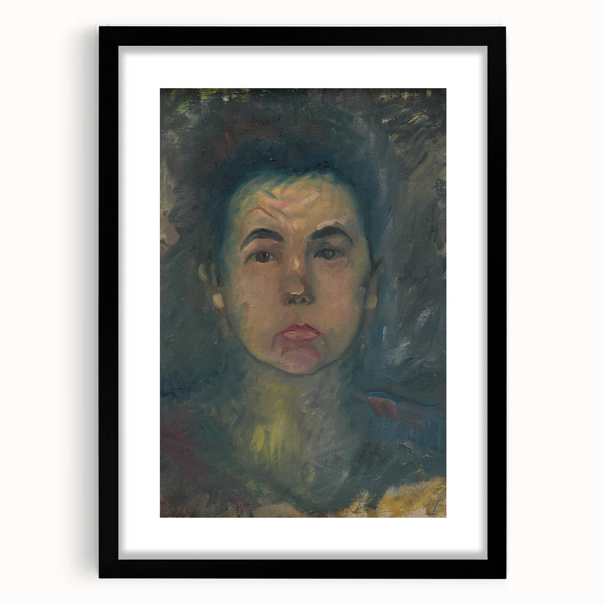 Expressionist Portrait of a Woman – Abstract Figurative Wall Art