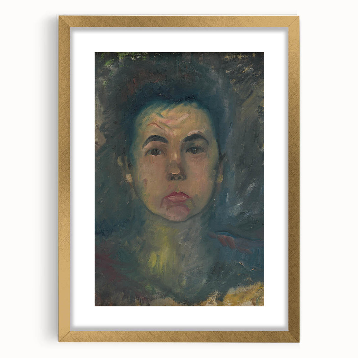 Expressionist Portrait of a Woman – Abstract Figurative Wall Art