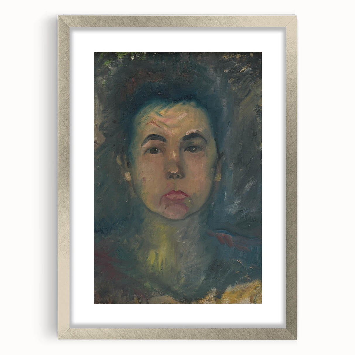 Expressionist Portrait of a Woman – Abstract Figurative Wall Art