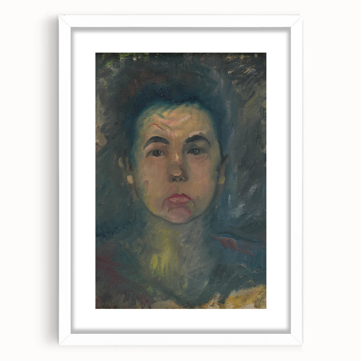 Expressionist Portrait of a Woman – Abstract Figurative Wall Art