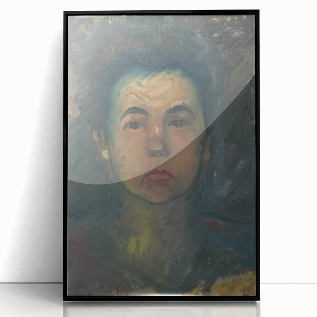 Expressionist Portrait of a Woman – Abstract Figurative Wall Art