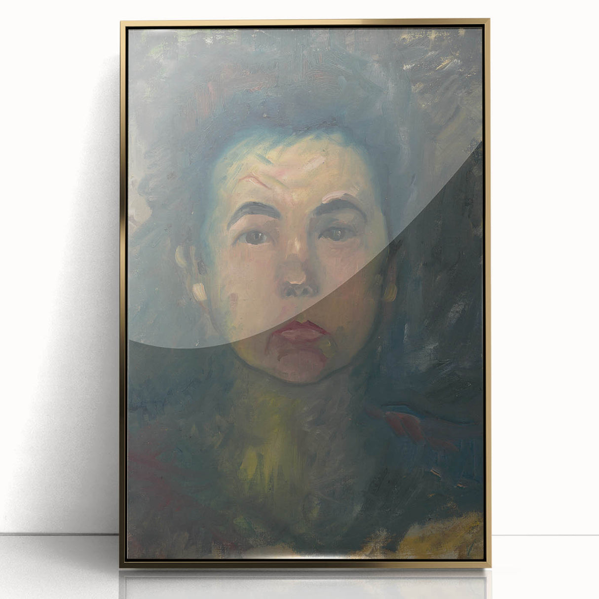 Expressionist Portrait of a Woman – Abstract Figurative Wall Art