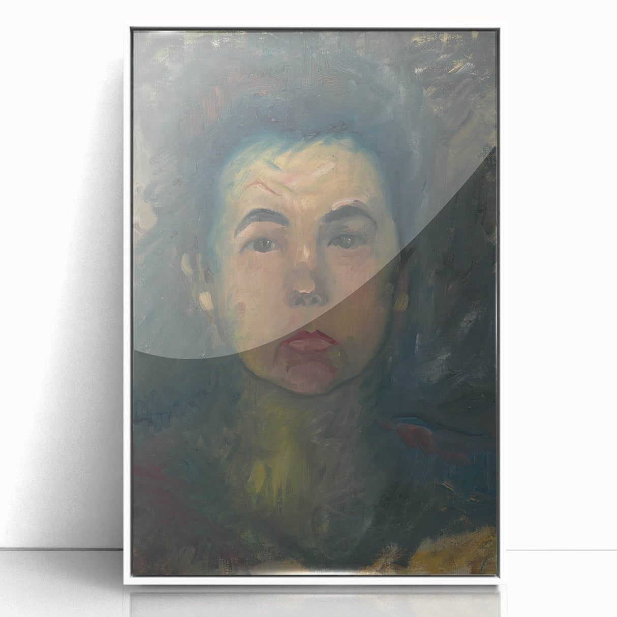 Expressionist Portrait of a Woman – Abstract Figurative Wall Art