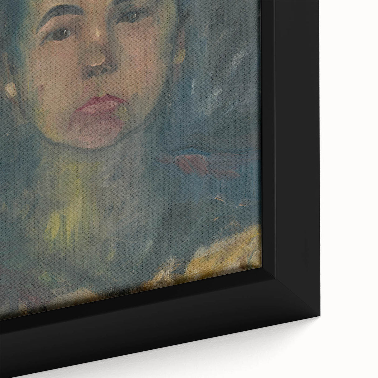 Expressionist Portrait of a Woman – Abstract Figurative Wall Art