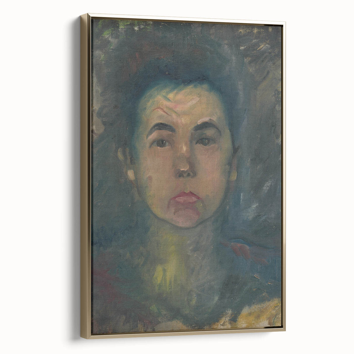 Expressionist Portrait of a Woman – Abstract Figurative Wall Art