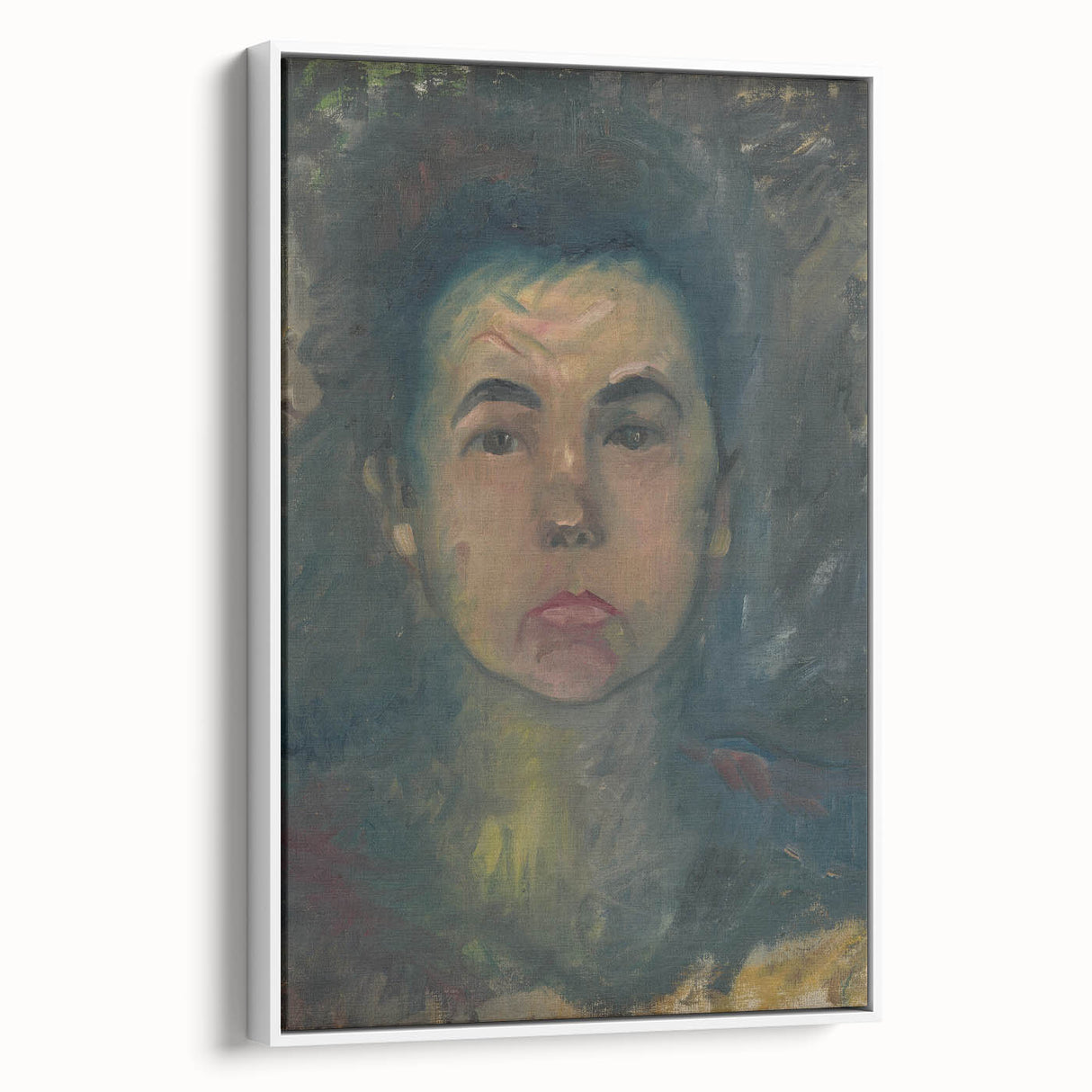 Expressionist Portrait of a Woman – Abstract Figurative Wall Art