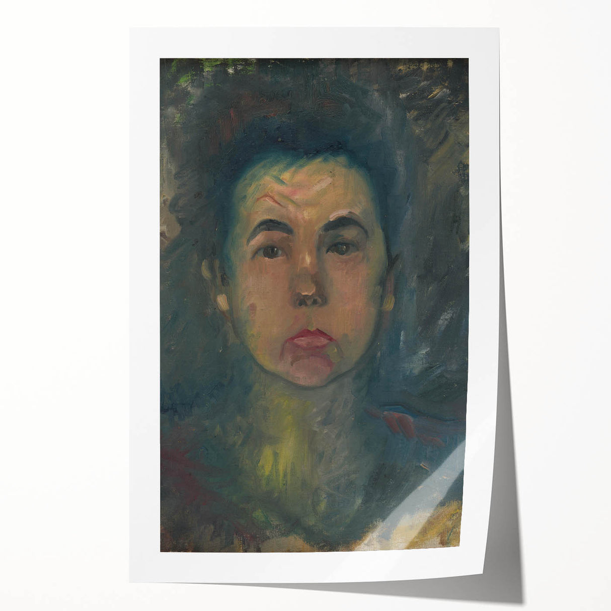 Expressionist Portrait of a Woman – Abstract Figurative Wall Art