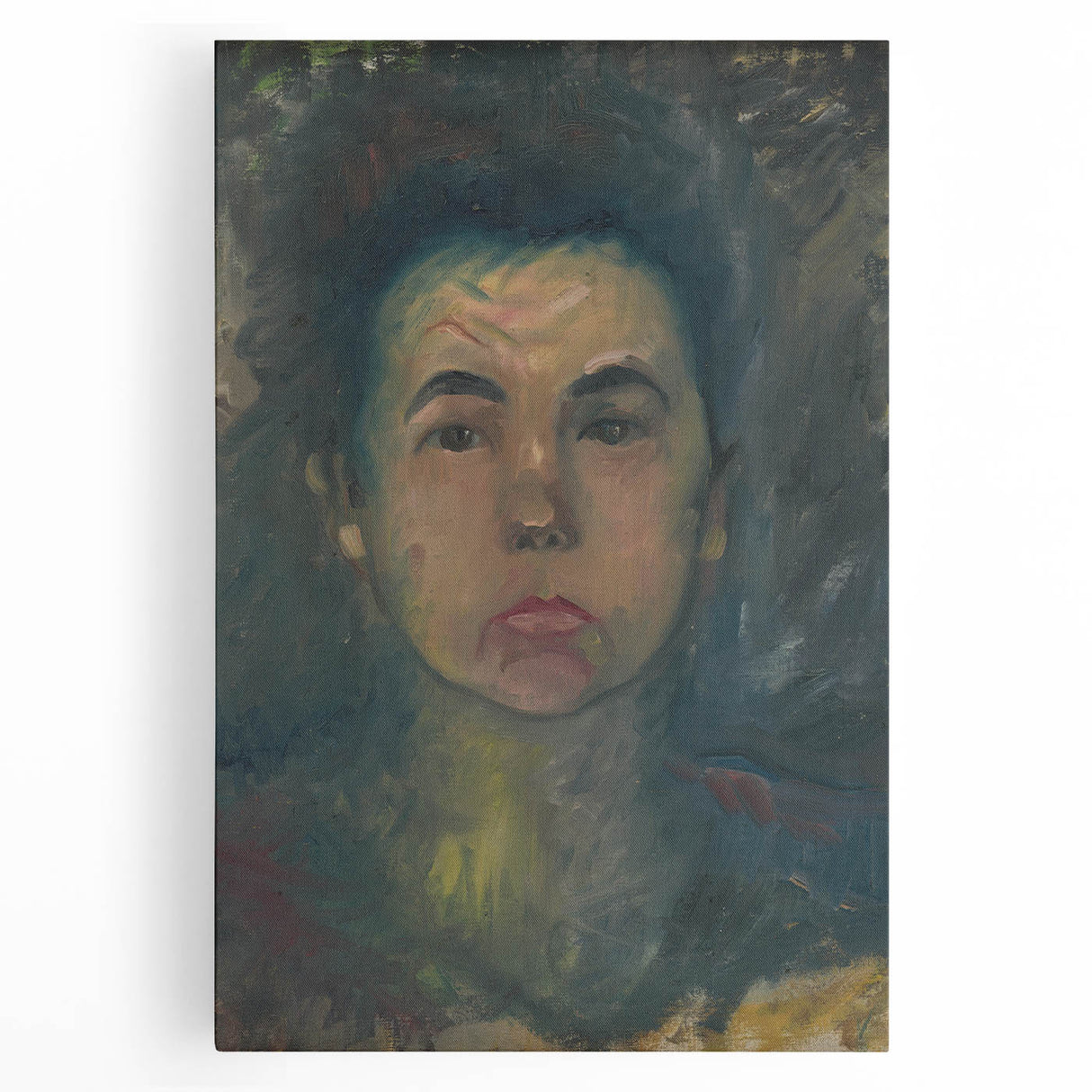 Expressionist Portrait of a Woman – Abstract Figurative Wall Art