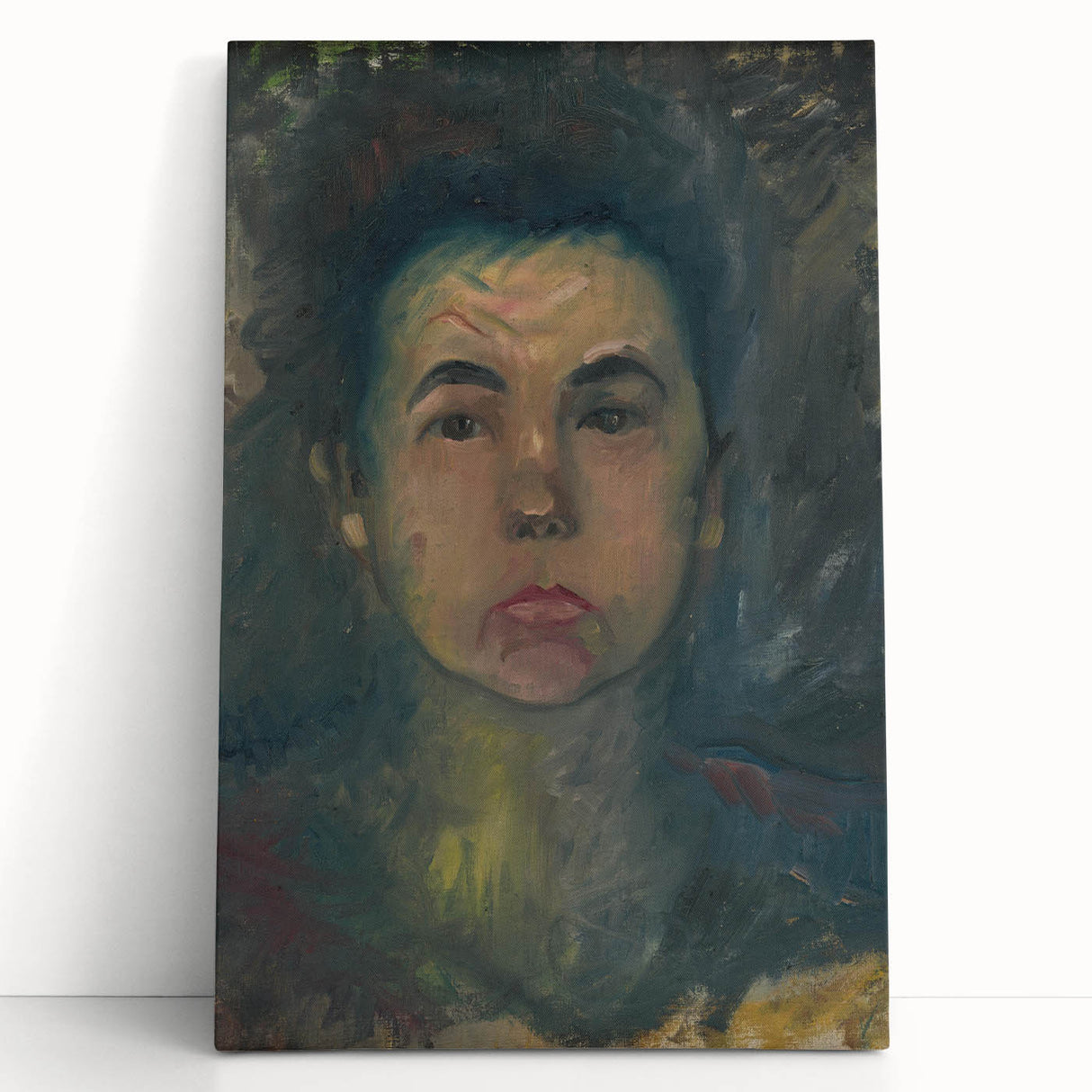 Expressionist Portrait of a Woman – Abstract Figurative Wall Art