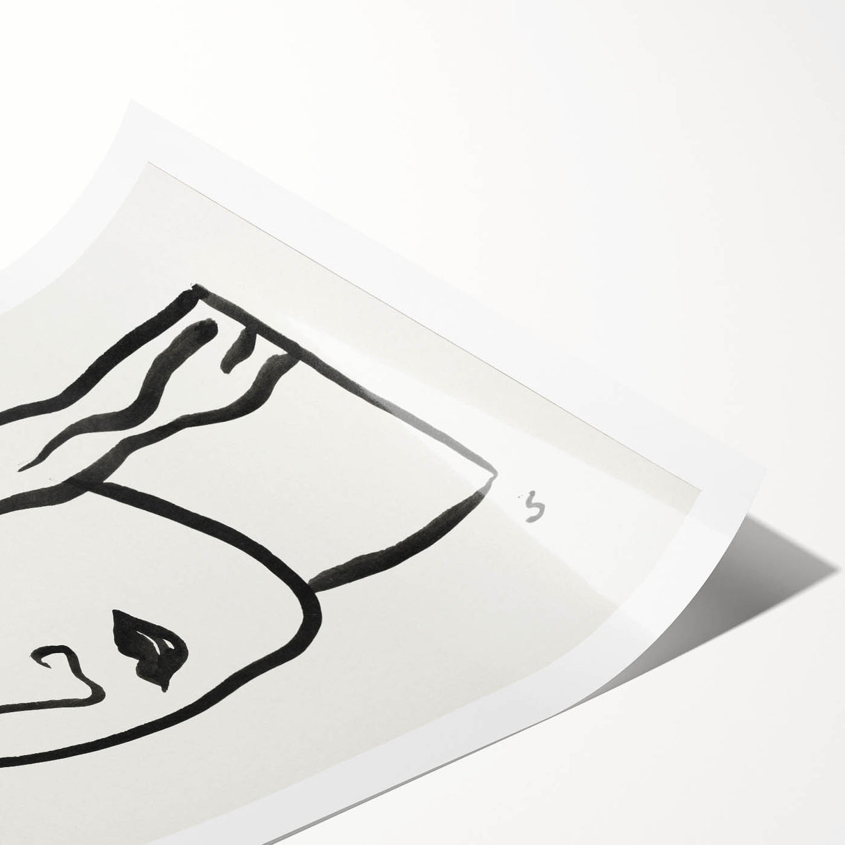 Expressionist Art - "Woman's Head" by Leo Gestel - Minimalist Portrait