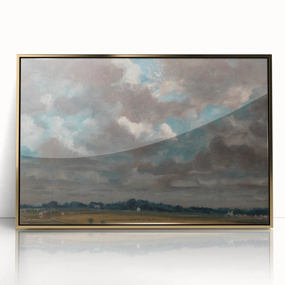Romantic Landscape with Clouds - John Constable Canvas Print