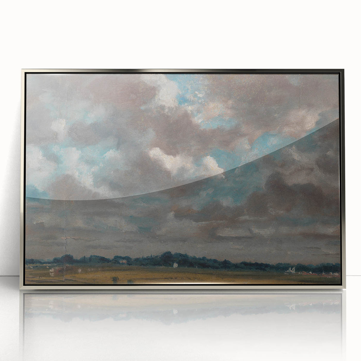 Romantic Landscape with Clouds - John Constable Canvas Print