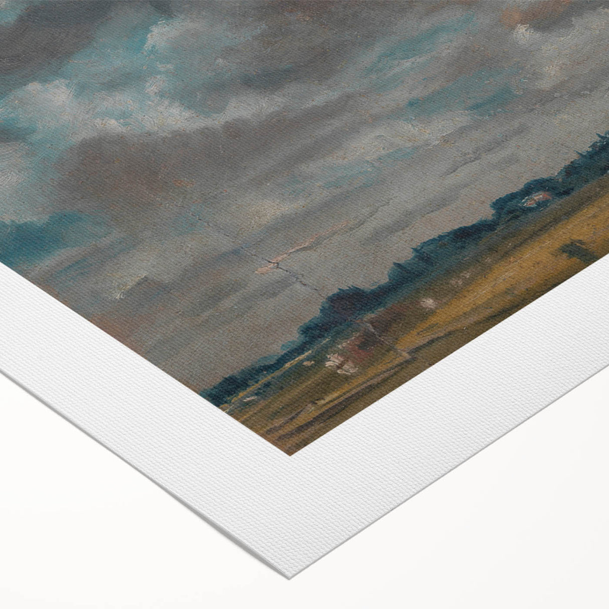 Romantic Landscape with Clouds - John Constable Canvas Print
