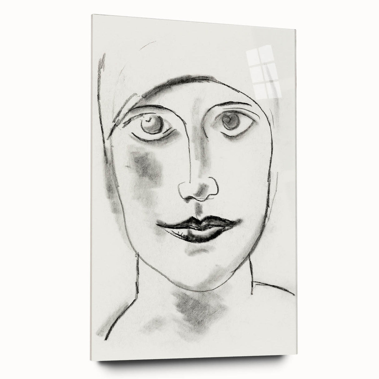 Expressionist Art - "Woman's Head" by Leo Gestel - Charcoal Portrait