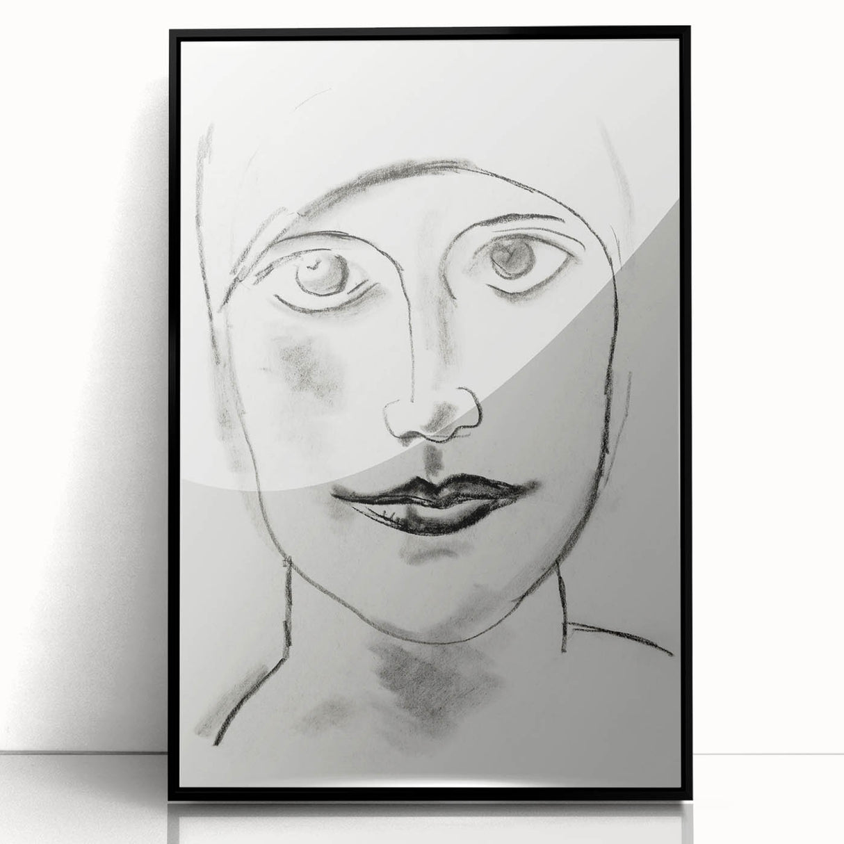 Expressionist Art - "Woman's Head" by Leo Gestel - Charcoal Portrait