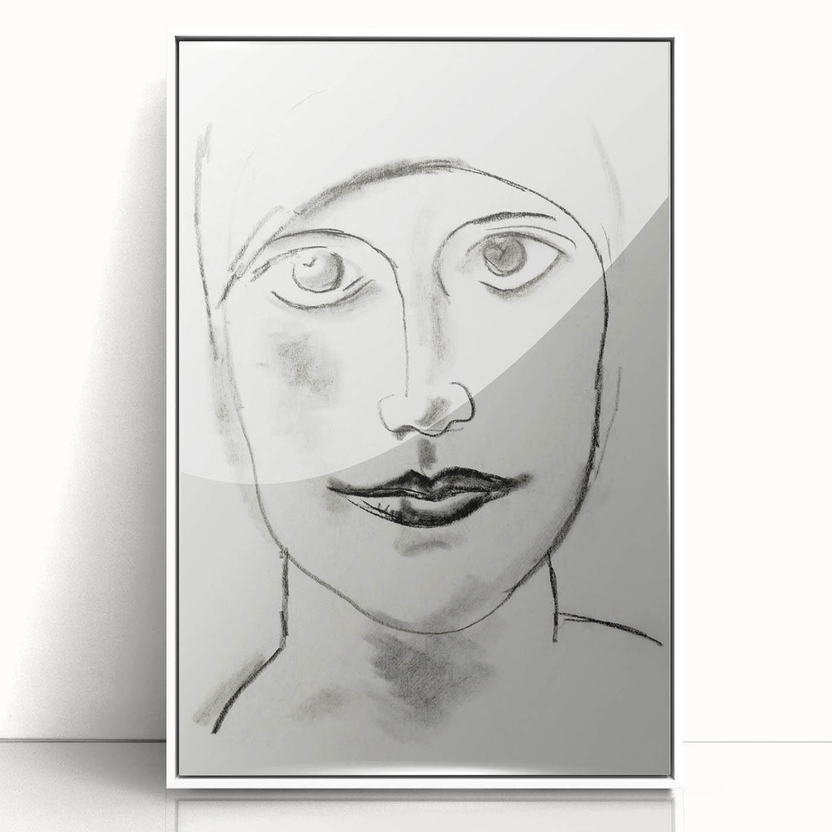 Expressionist Art - "Woman's Head" by Leo Gestel - Charcoal Portrait