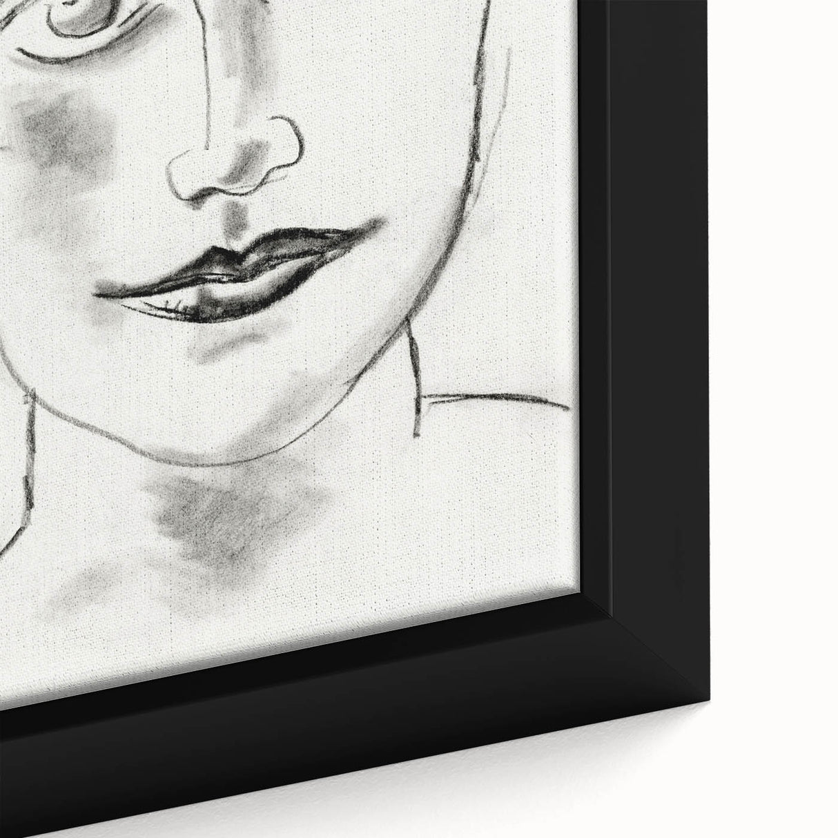 Expressionist Art - "Woman's Head" by Leo Gestel - Charcoal Portrait