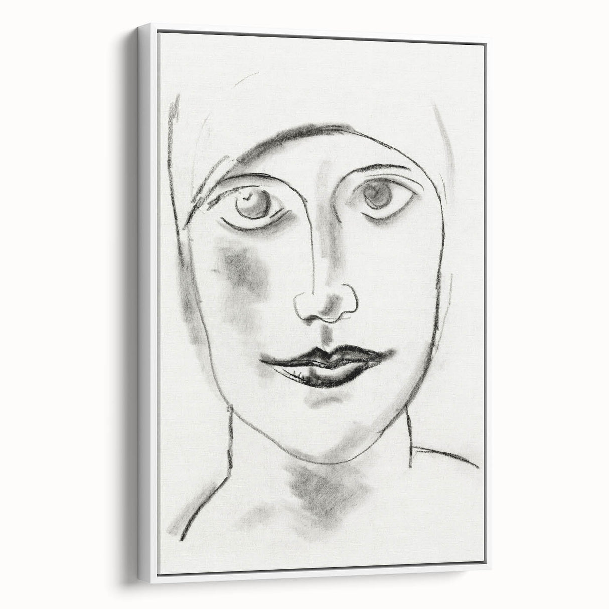 Expressionist Art - "Woman's Head" by Leo Gestel - Charcoal Portrait