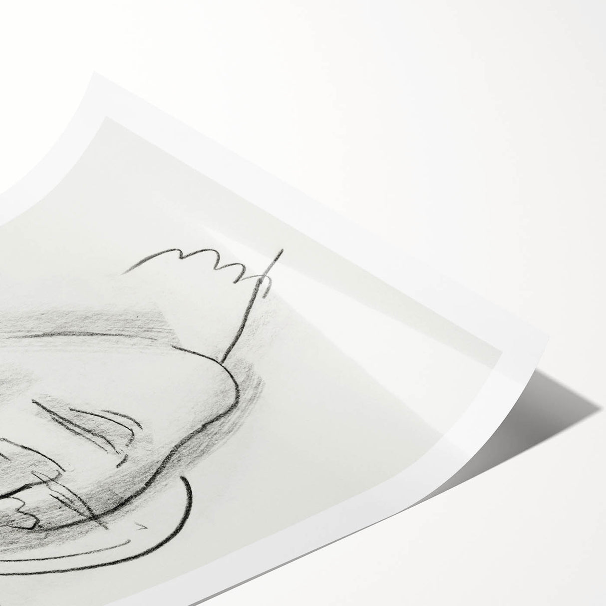 Expressionist Art - "Woman's Head and Face" by Leo Gestel - Charcoal Abstract