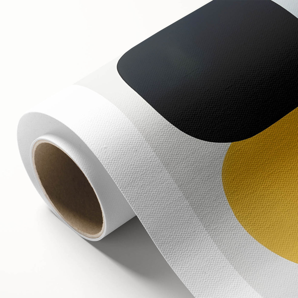 Abstract Art Prints – Bold Modern Color Blocks in Red and Yellow