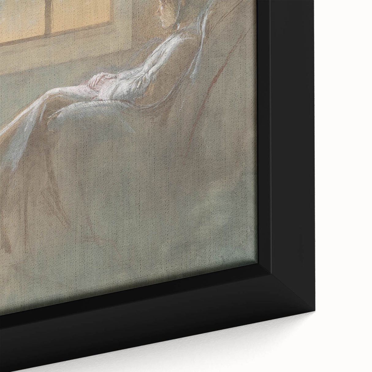 Old Woman Sitting - Romanticism Art by László Mednyánszky