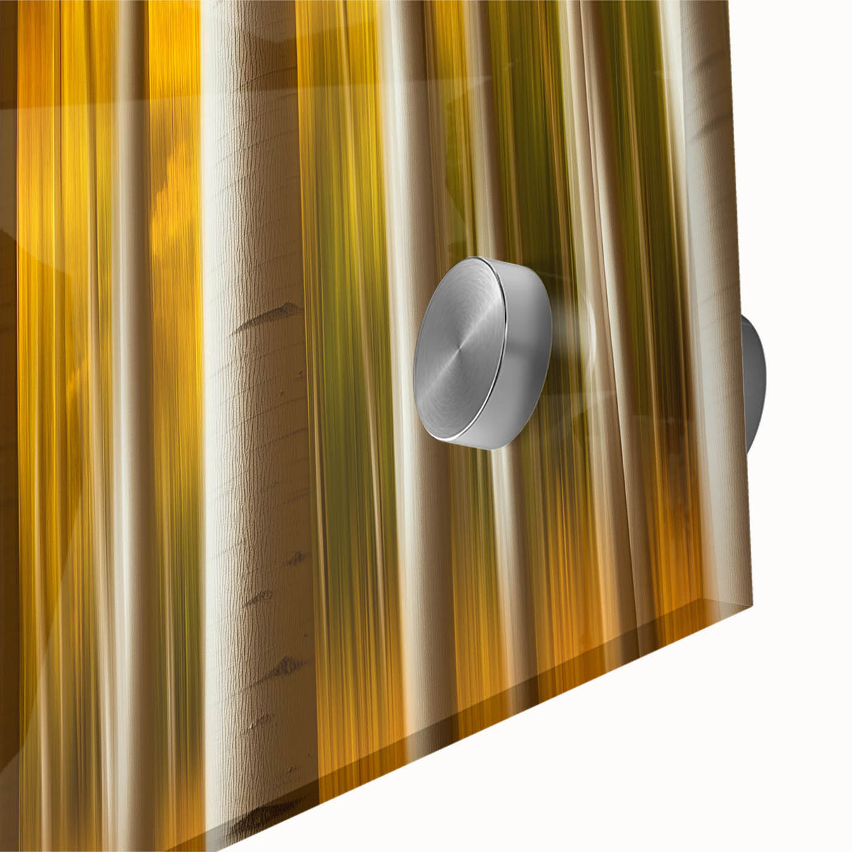 Golden Aspen Forest – Dynamic Abstract Autumn Motion Wall Art