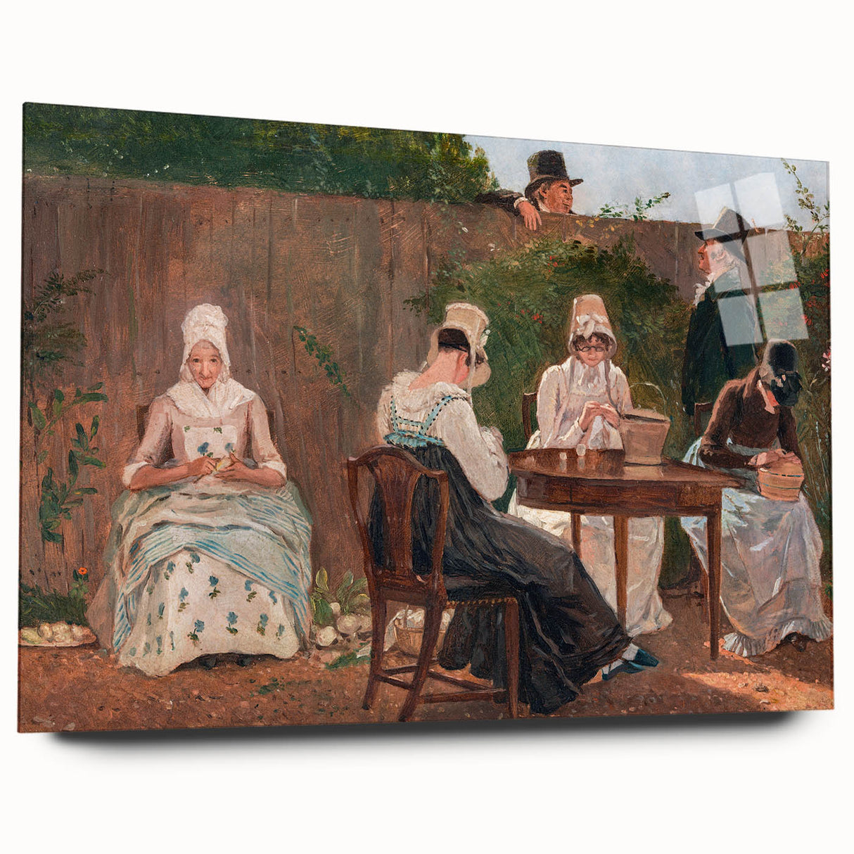 The Chalon Family in London - Romanticism Era Historical Canvas Print