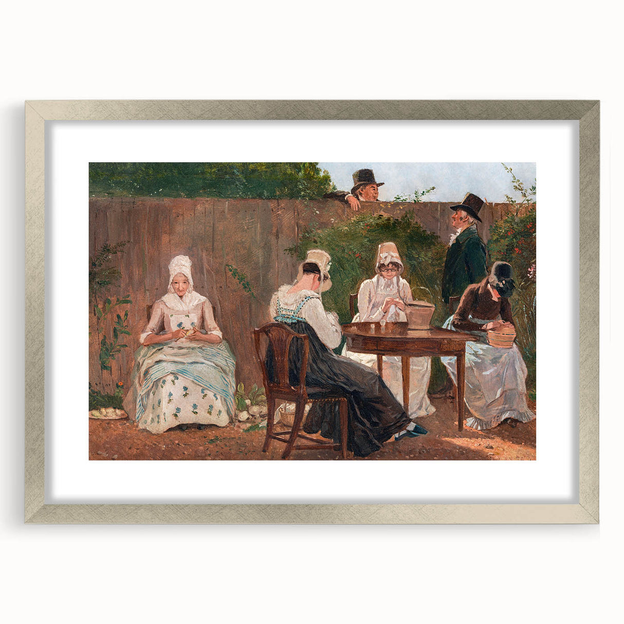 The Chalon Family in London - Romanticism Era Historical Canvas Print