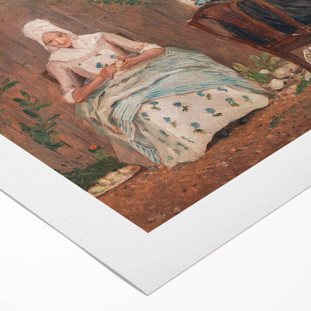 The Chalon Family in London - Romanticism Era Historical Canvas Print