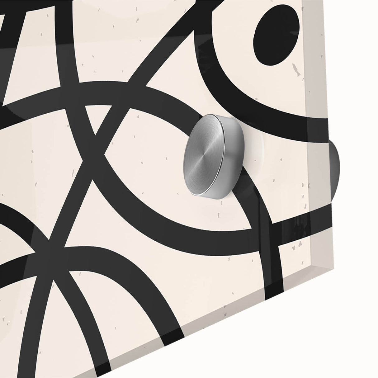 Modern Dining Room Art - Abstract Black and White Line Print