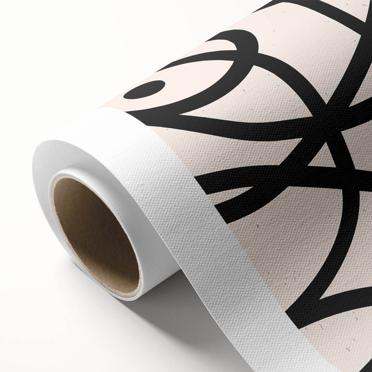 Modern Dining Room Art - Abstract Black and White Line Print