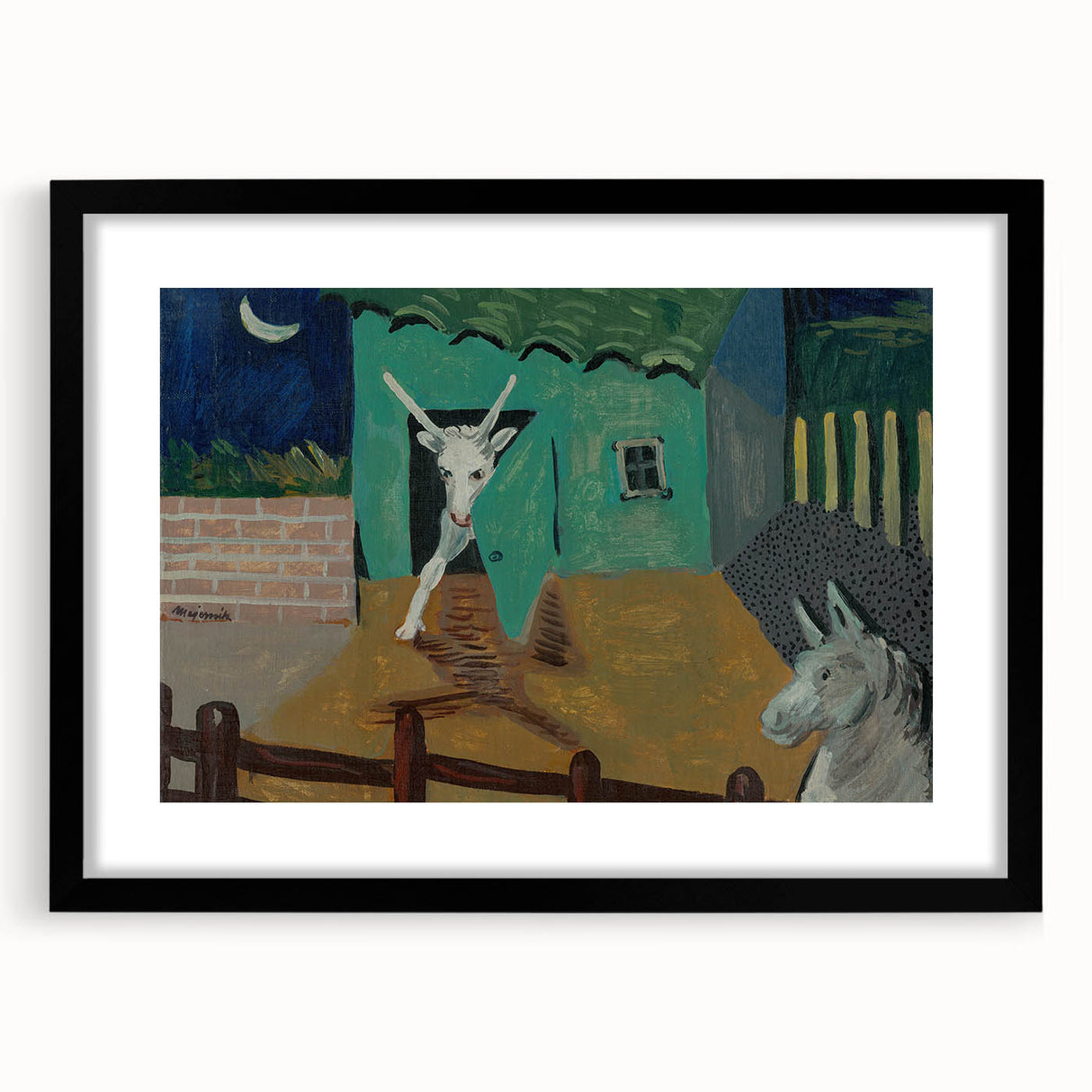 Expressionist Art - The Yard by Cyprián Majerník Wall Décor