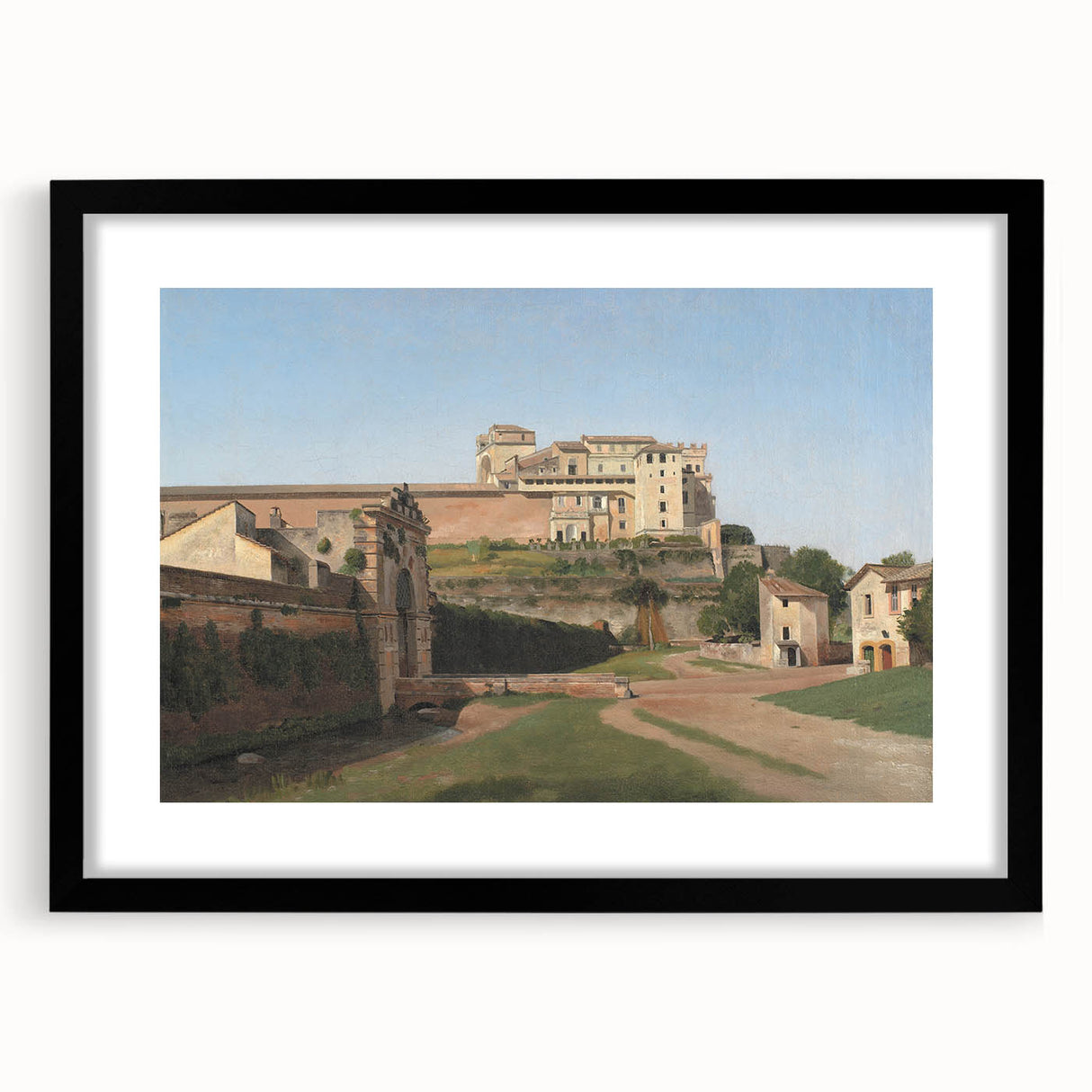 Porta Angelica View - Romanticism Landscape by C.W. Eckersberg