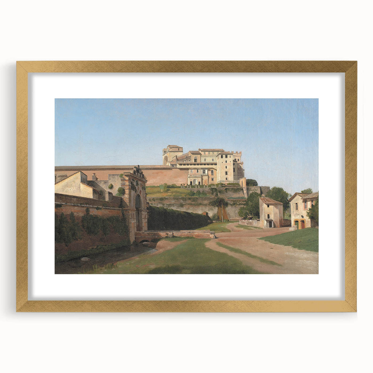 Porta Angelica View - Romanticism Landscape by C.W. Eckersberg