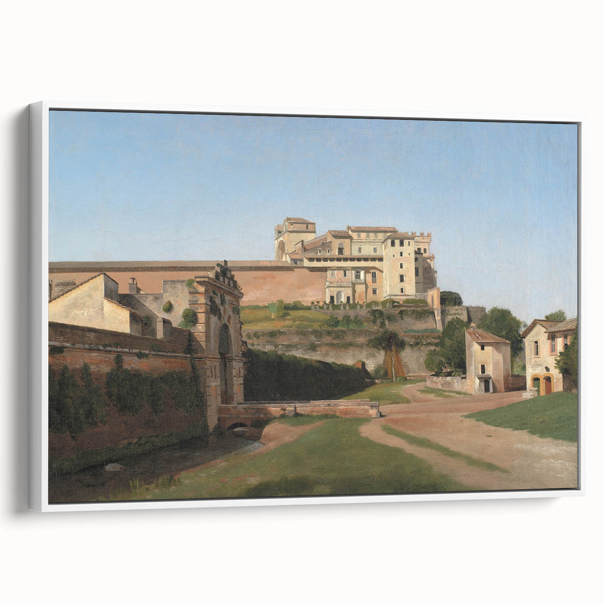 Porta Angelica View - Romanticism Landscape by C.W. Eckersberg