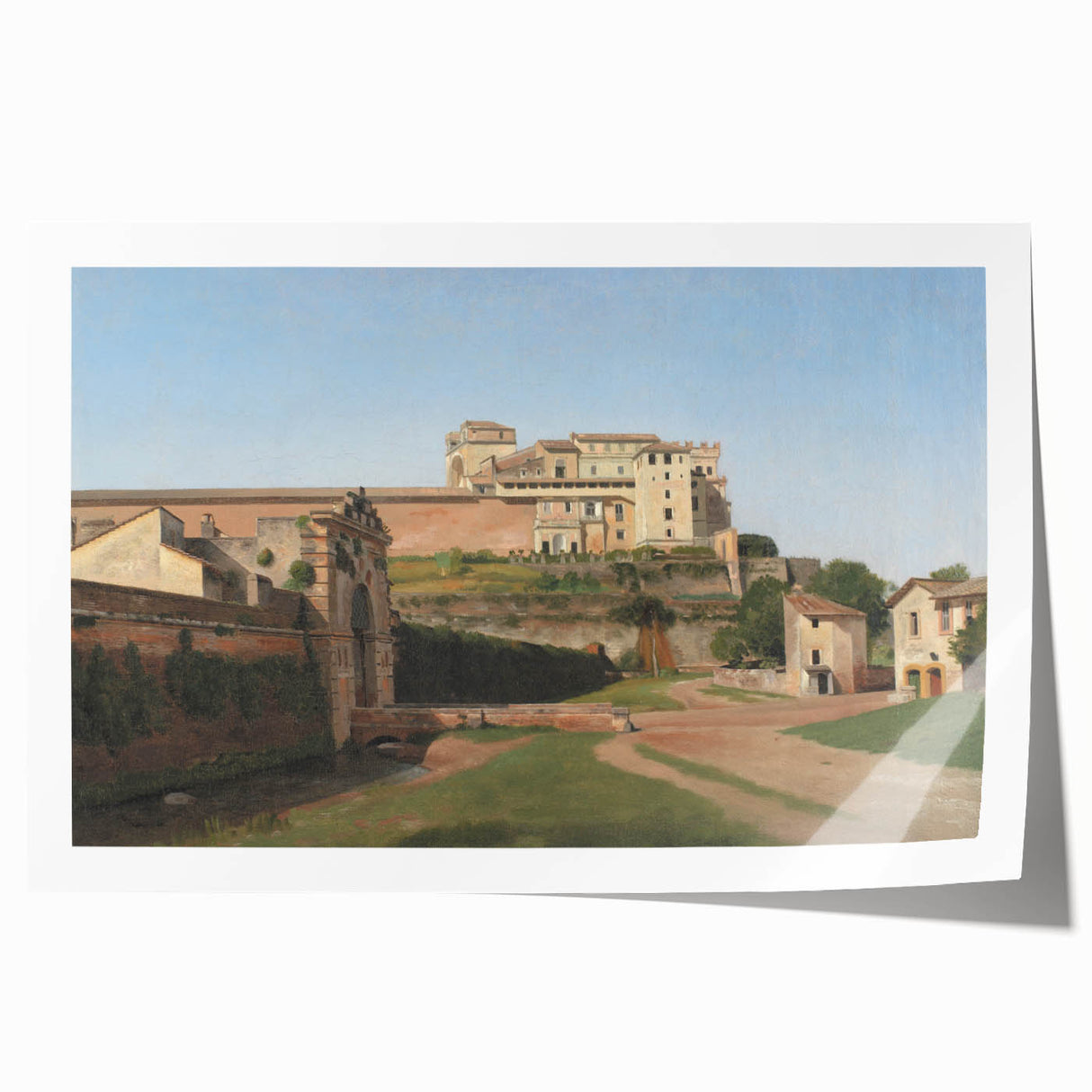 Porta Angelica View - Romanticism Landscape by C.W. Eckersberg